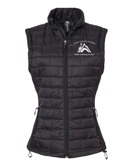 Logo Puffer Vest Women's - Ashe Early Learning