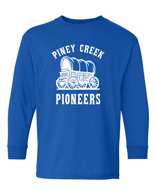 Pioneer Long Sleeve Youth - Wagon Design