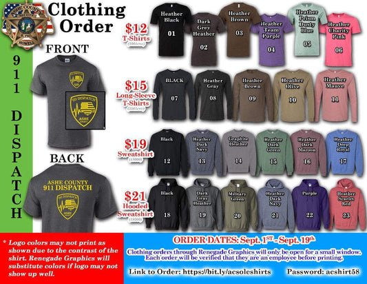 ACSO Dispatch - Long Sleeve