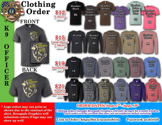 ACSO K9 - Hooded Sweatshirt