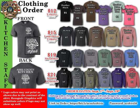 ACSO Kitchen Staff - Short Sleeve