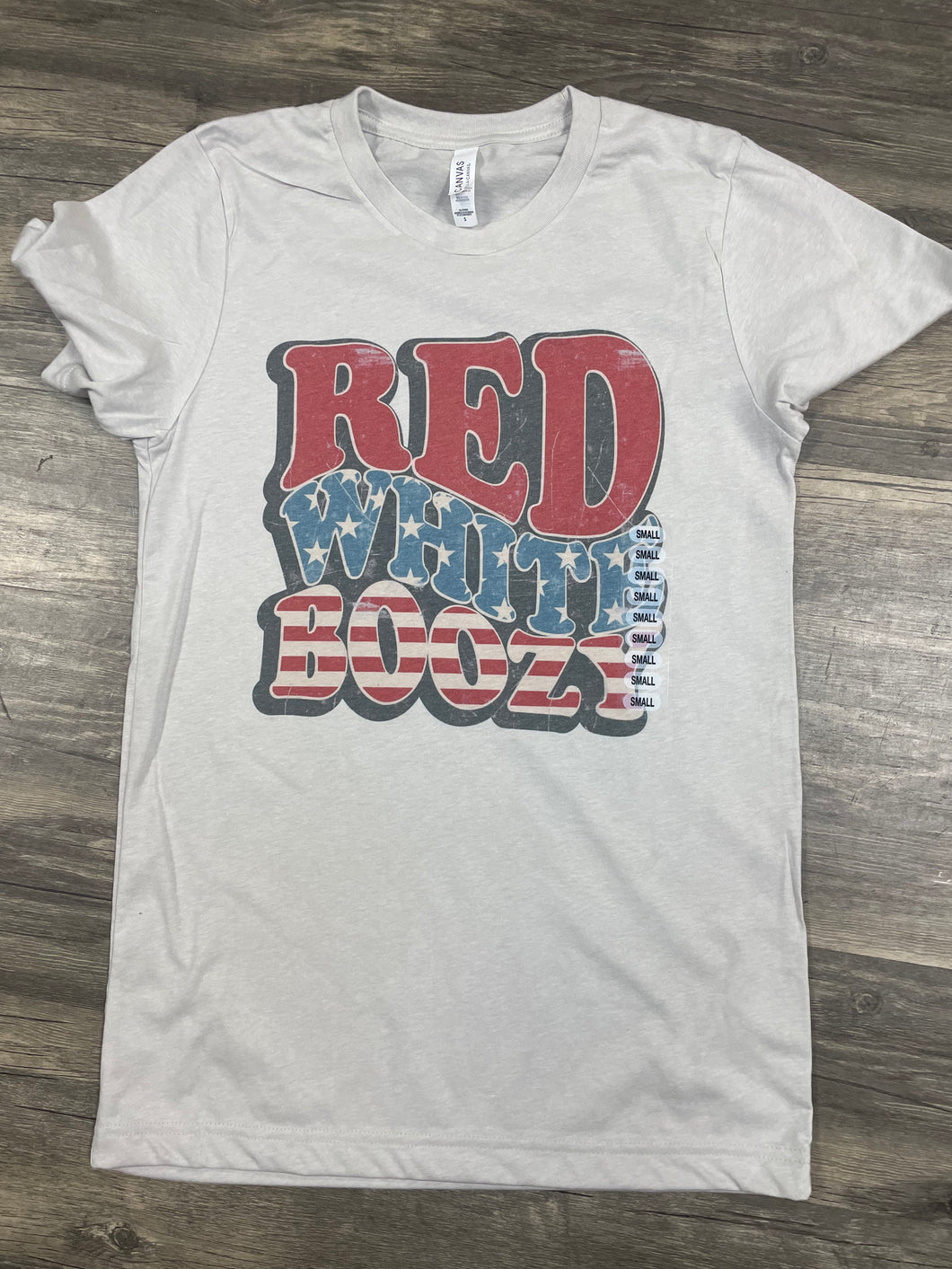 Red White & Boozy | 4th of July | Sublimation Short Sleeve