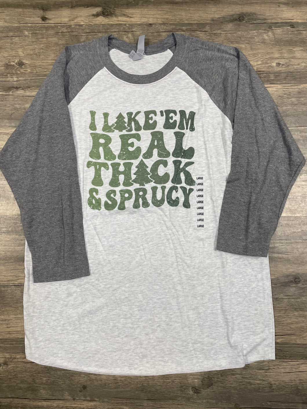 Thick and Sprucey Baseball Tee