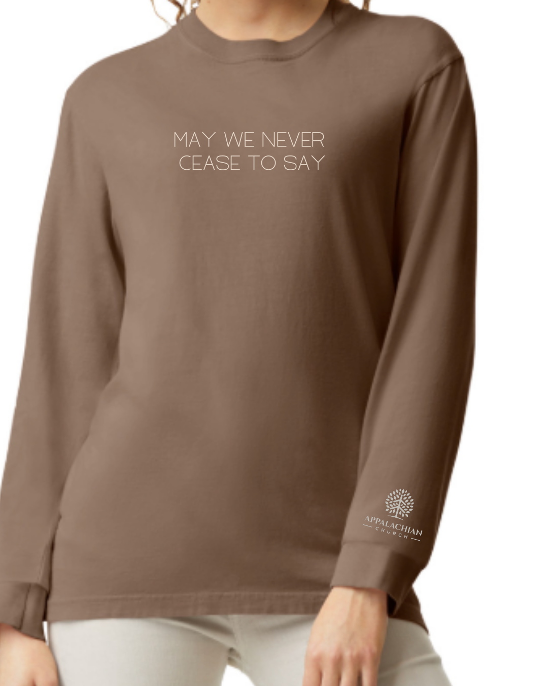 Holy Holy Holy Comfort Colors Long Sleeve
