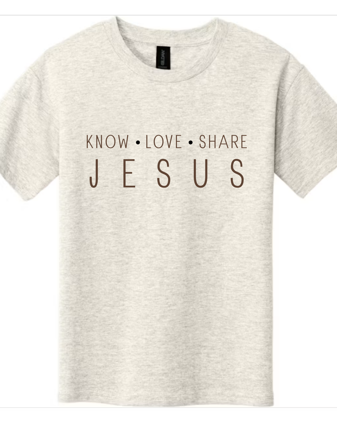 Youth Know Love Share Jesus (LION) - Bella Triblend Short Sleeve