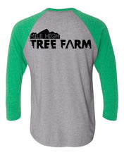 Load image into Gallery viewer, Mile High Tree Farm | Next Level Raglan
