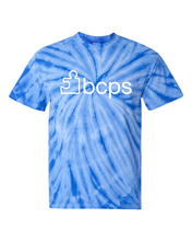 Load image into Gallery viewer, BCPS | Blue Tie Dye Short Sleeve YOUTH
