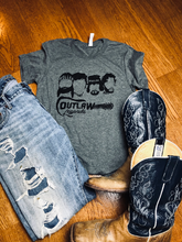 Load image into Gallery viewer, Grey Outlaw Legends | Country Music | Highwaymen | Bella Canvas T-Shirt
