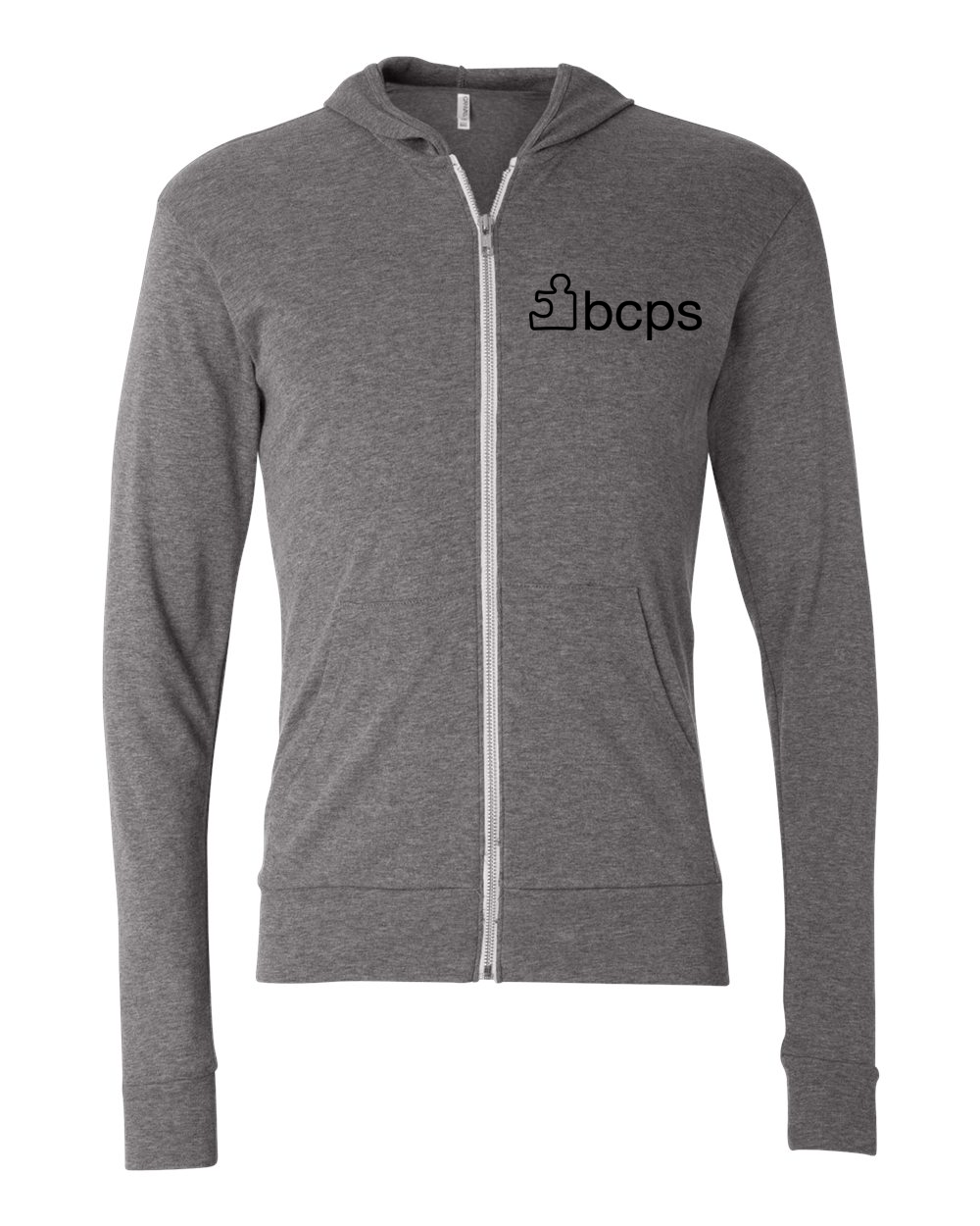 BCPS Full Zip Hoodie | Bella Canvas Triblend