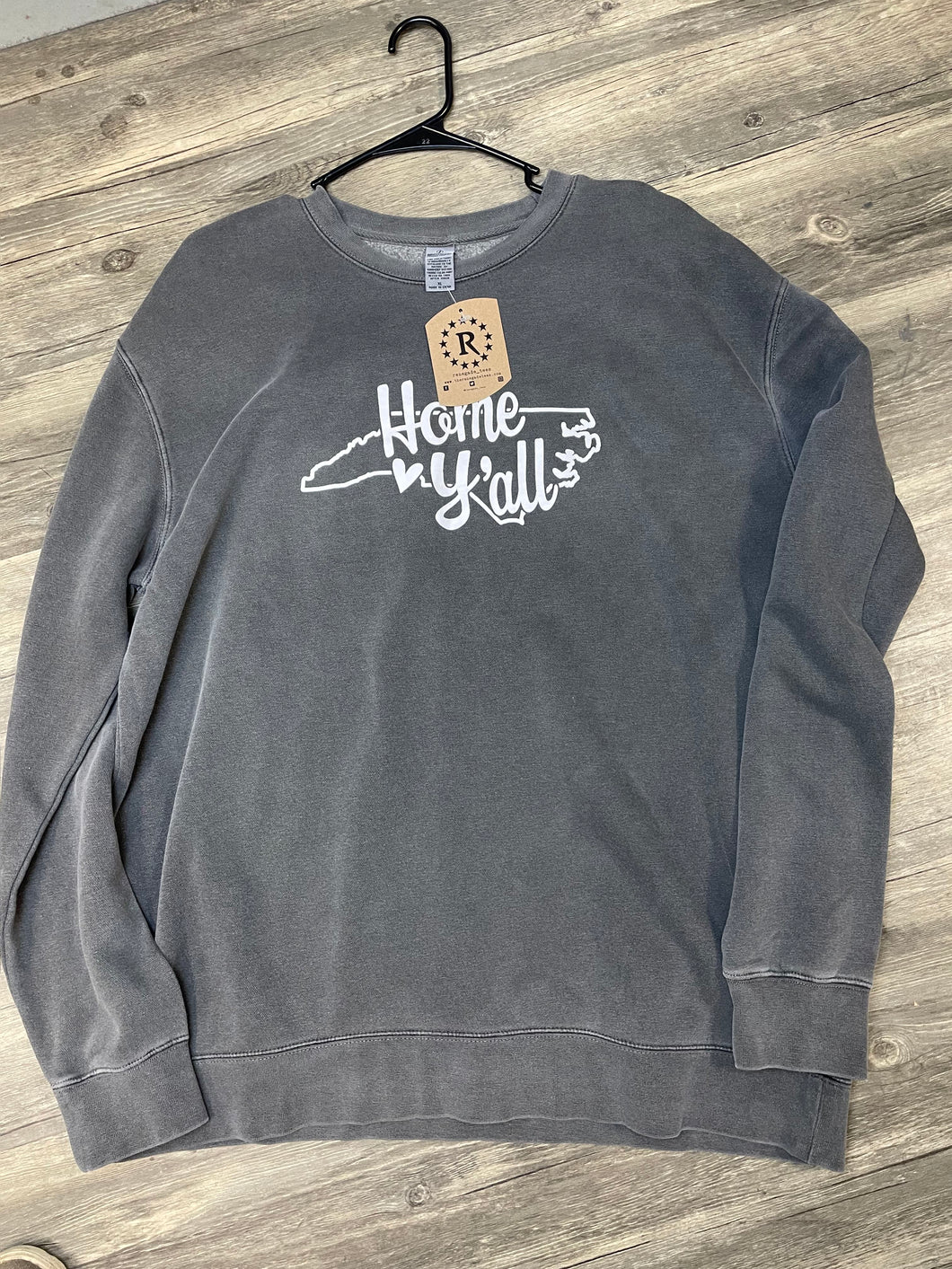 Home Y'all | Independent Brand Garment Washed | Crewneck