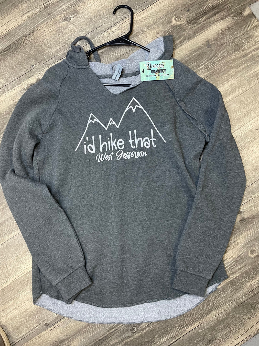 West Jefferson I'd Hike That | Independent Wave Wash Hoodie | WOMEN'S