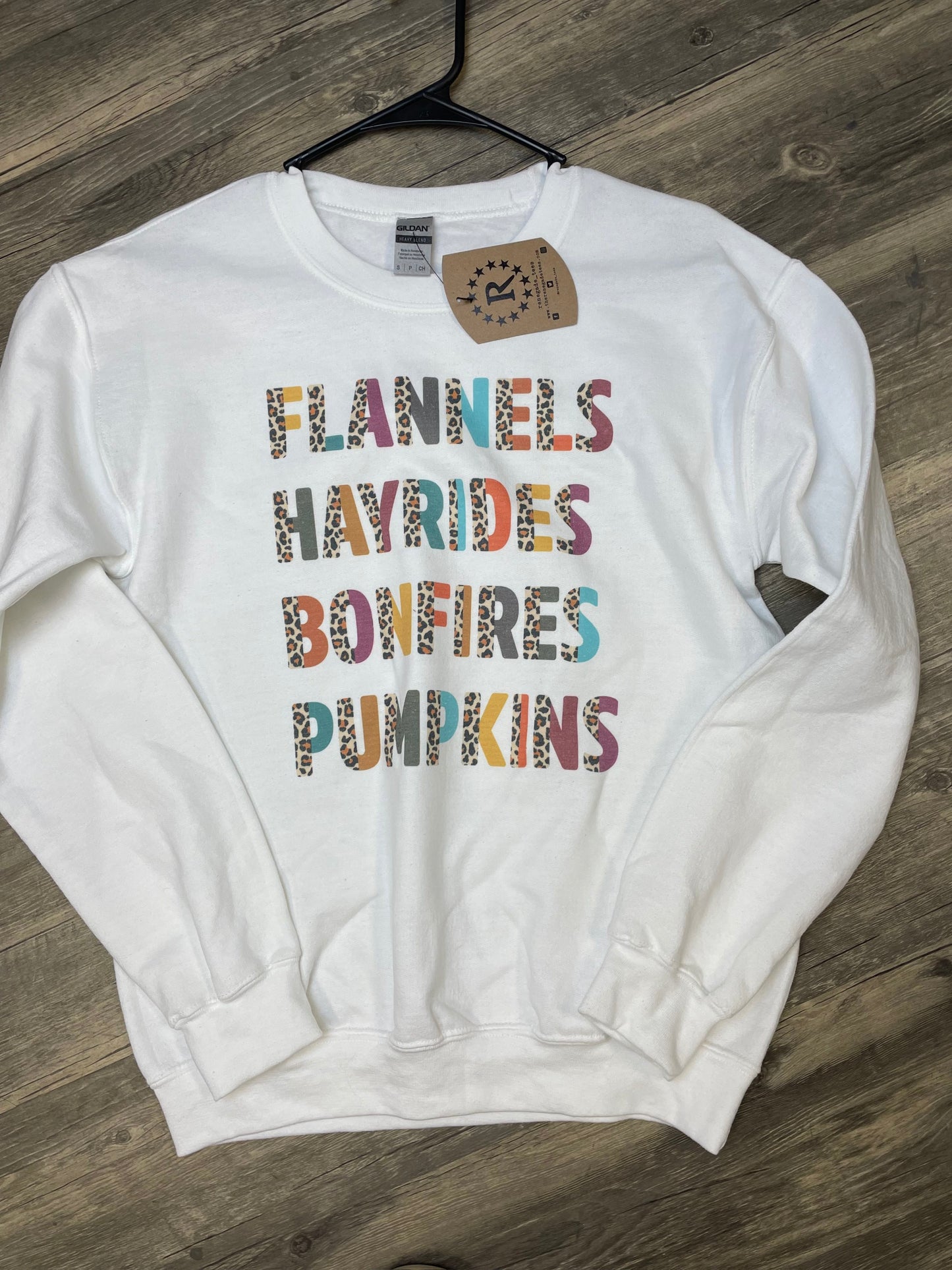 Flannels, Hayrides, Bonfires, Pumpkins Crewneck