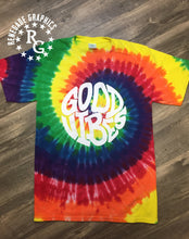 Load image into Gallery viewer, Good Vibes | Unisex Tie Dye T-Shirt
