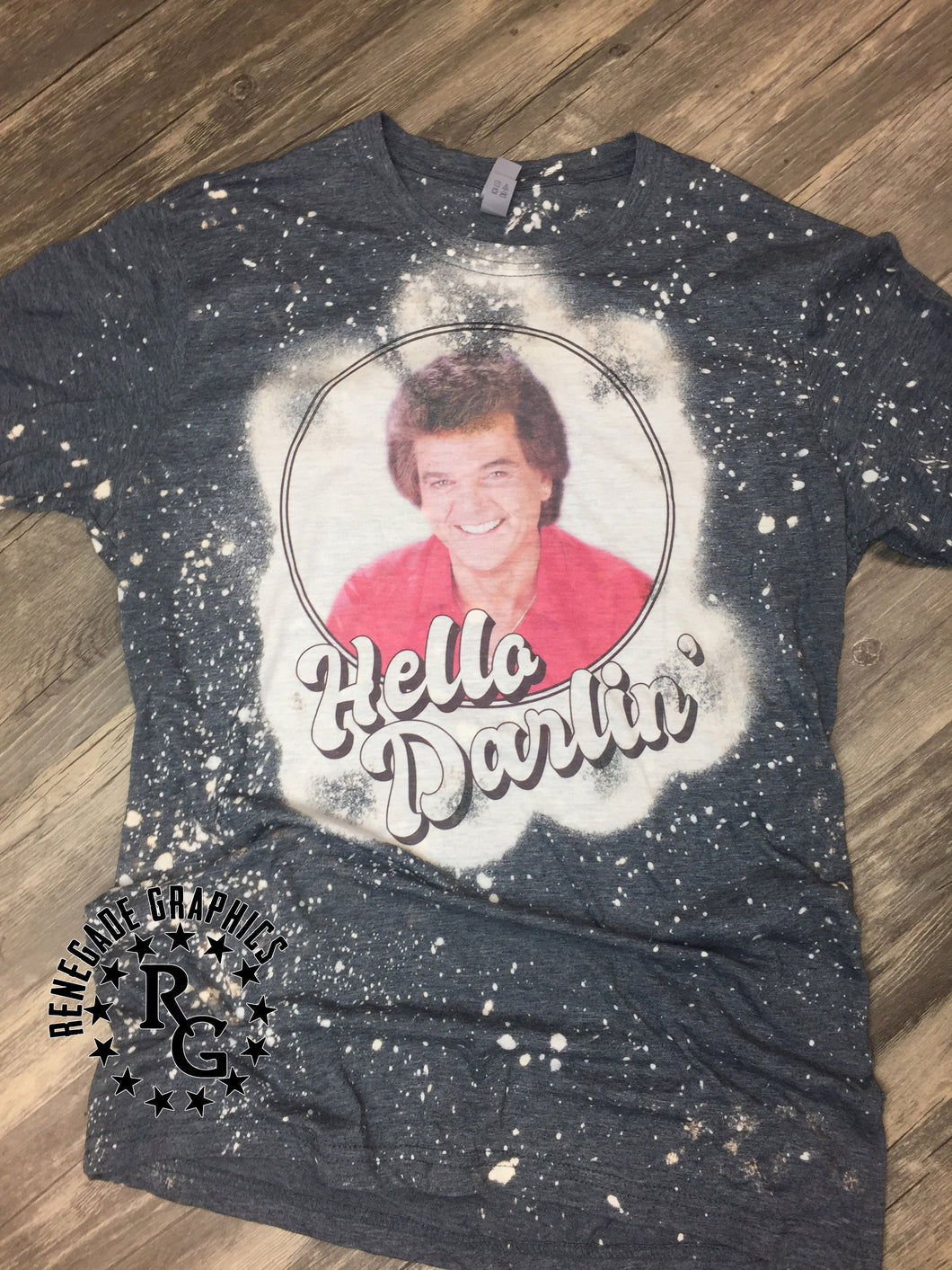 Hello Darlin' | Country Music | Music | Vintage | Bleached Shirt