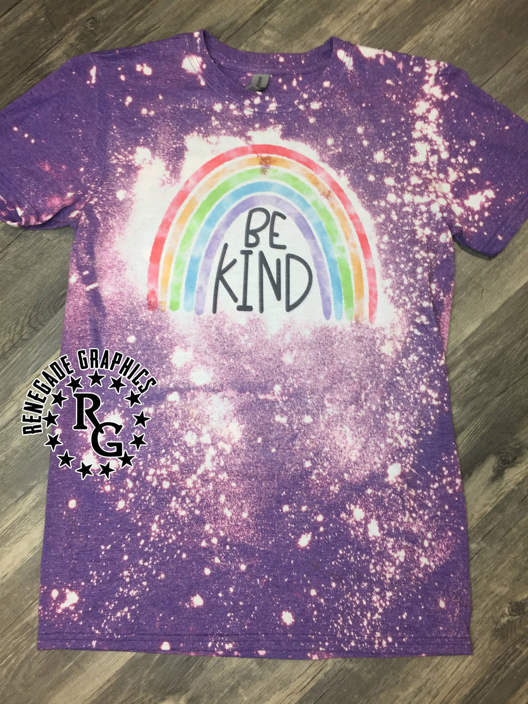 Be Kind | Vintage | Bleached Shirt