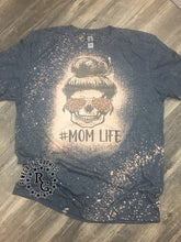 Load image into Gallery viewer, Mom Life | Hashtag | Vintage | Bleached Shirt
