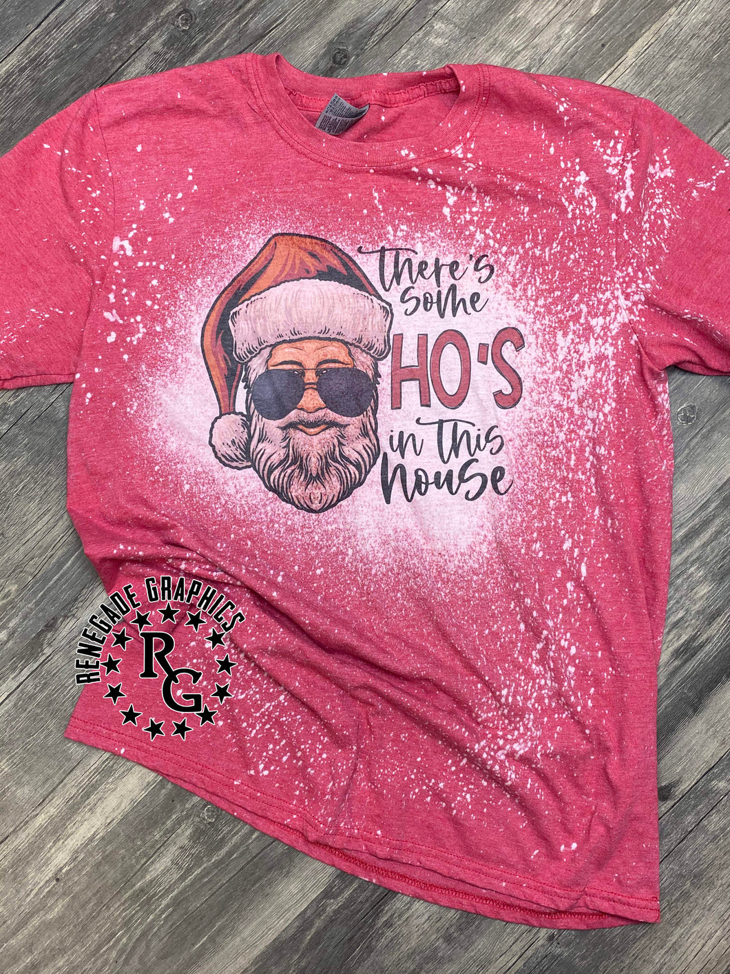 There's Some Ho's In This House | Vintage | Bleached Shirt