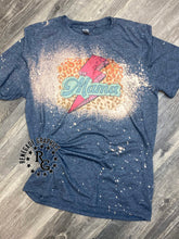 Load image into Gallery viewer, Mama | Lightning Bolt | Vintage | Bleached Shirt
