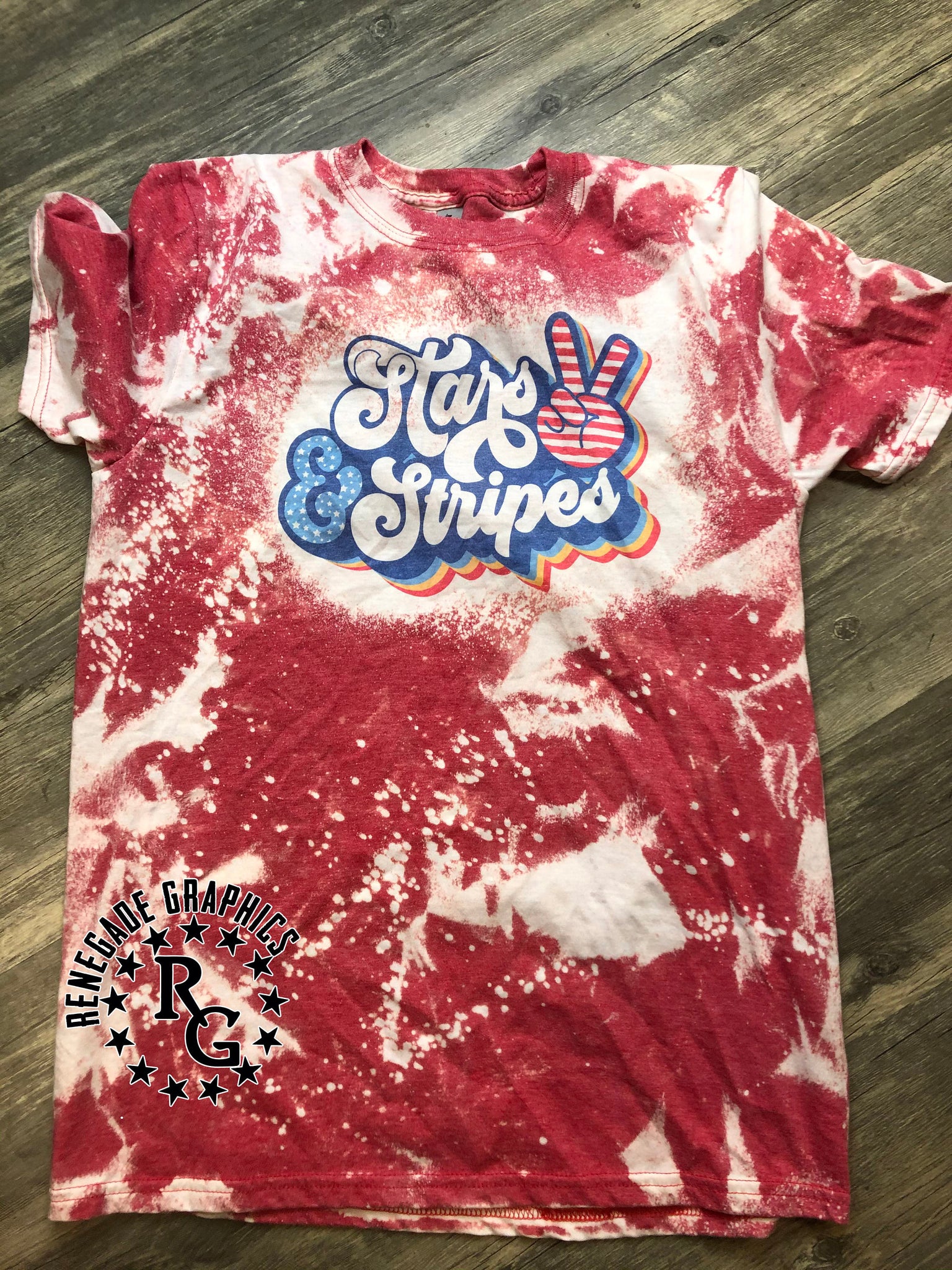 Get Ready for the 4th: Patriotic Stripes Tie Dye Shirt - Make